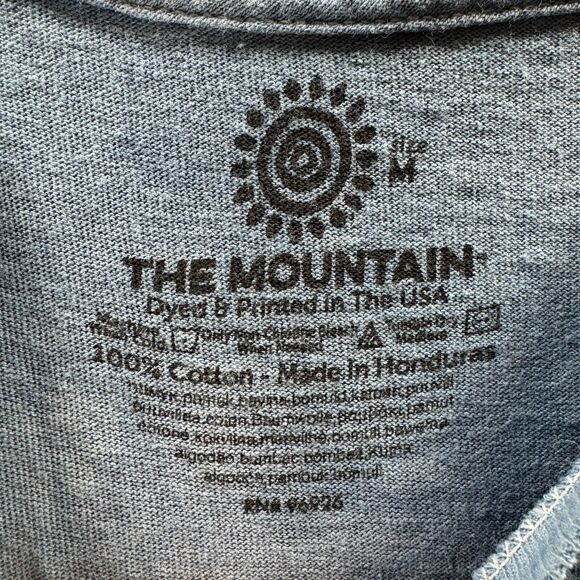 The Mountain Shirt Mens Medium Blue Born To Ride Motorcycle American Pride 2019 - Picture 8 of 12